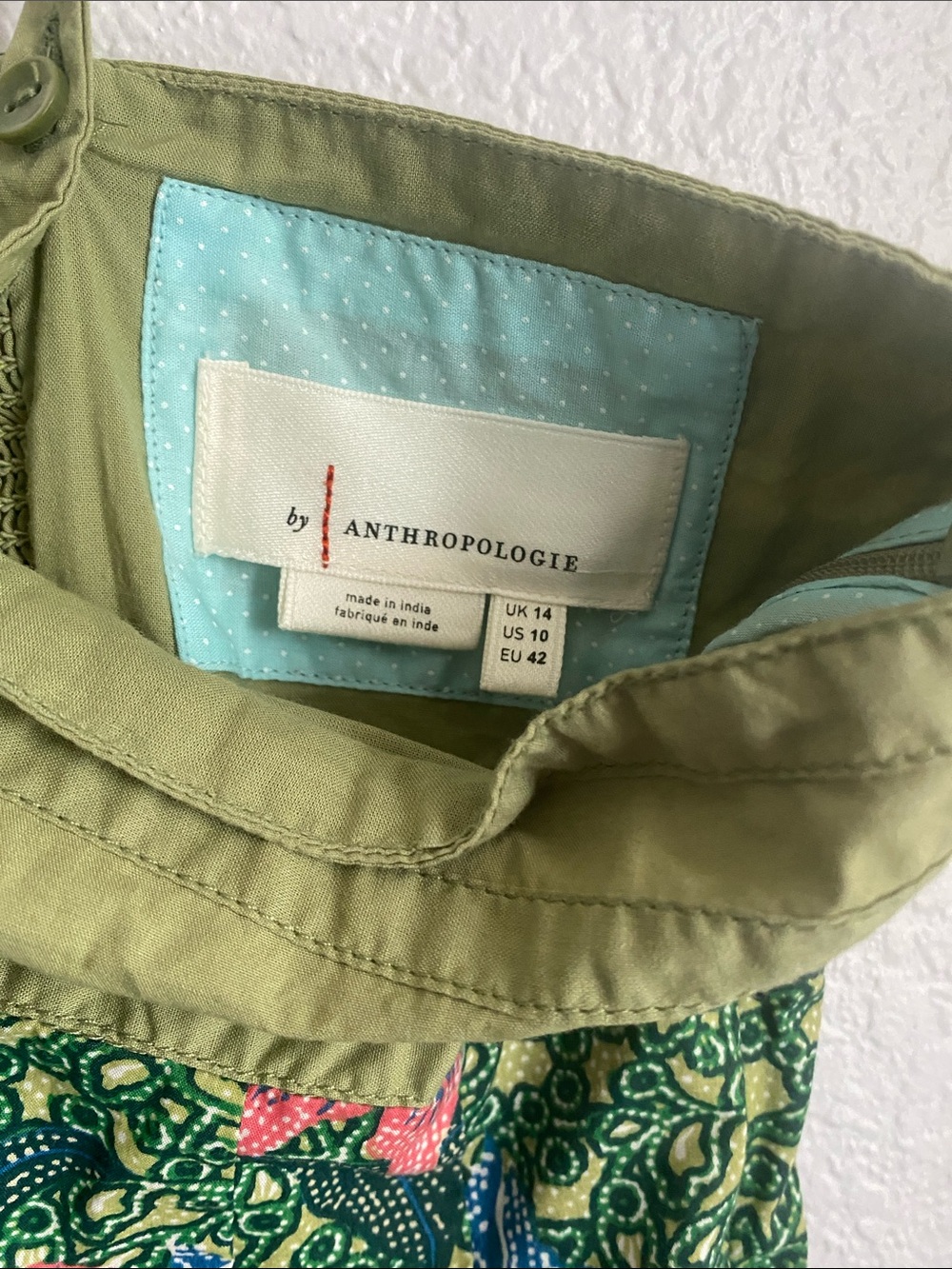 Anthropologie - Zosime Green Floral Halter Maxi Dress - Picture 2 of 6